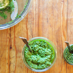 Winter Greens Gremolata And Pesto