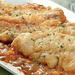 Portuguese Sole Fillets With Shrimp Sauce
