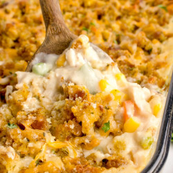 Chicken &amp; Stuffing Casserole