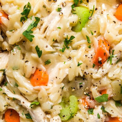 Creamy Chicken Orzo