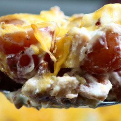 Chicken Bacon Ranch Potato Casserole