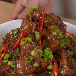 Caramelized Pork Spare Ribs (suon Khia Or Suon Ram Man)