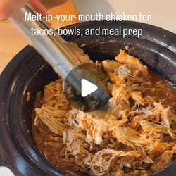 Slow Cooker Shredded Chicken