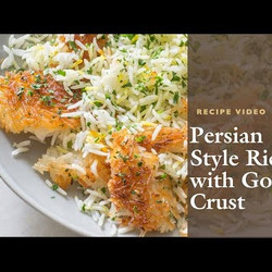 Chelow Ba Tahdig (persian-style Rice With Golden Crust)