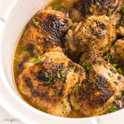 Slow Cooker Chicken Thighs