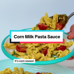 Campanelle Pasta With Sweet Corn, Tomatoes And Basil