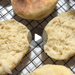English Muffins Made Using Same-day Focaccia Dough