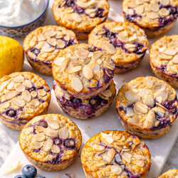 Blueberry Baked Oatmeal Cups