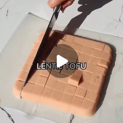 1-ingredient Lentil Tofu