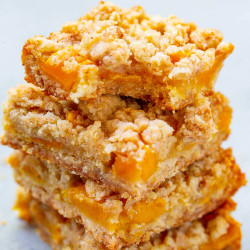 Mango Oatmeal Crumble Bars