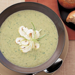 Creamy Scallion-mushroom Soup