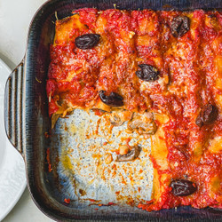 Ham Lasagne Rolls