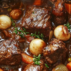 French Beef Bourguignon
