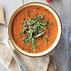 Roasted Tomato Coconut Soup