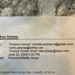 Dad’s Pancake/Waffle Recipe