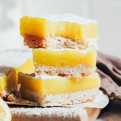 The Best Vegan Gluten-free Lemon Bars