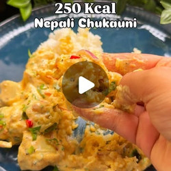 Nepali Style Aloo Chukani potato salad. Or main. Or sides or eggplant