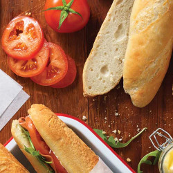 The Almost-no-knead Baguette