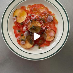 Tomatencarpaccio Met Perzik