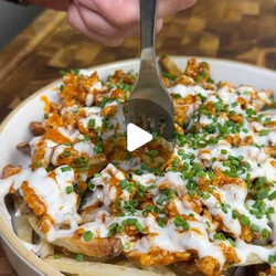 30-minute Buffalo Loaded Fries