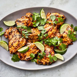 Spicy Coconut Grilled Chicken Thighs