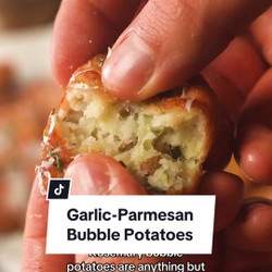 Garlic Parmesan Rosemary Bubble Potatoes