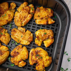 Crispy Air Fryer Smashed Potatoes Recipe