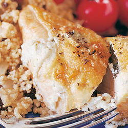 Chicken With Goat Cheese &amp; Basil | Recipes