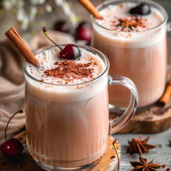 Cherry Earl Grey Milk Tea
