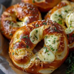 Mozzarella Stuffed Soft Pretzels: A Gooey, Cheesy Delight