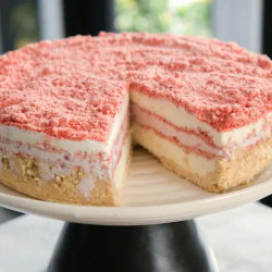 Strawberry Shortcake Ice Cream Cake