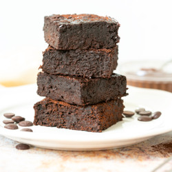 3-ingredient Nutella Brownies (flourless)
