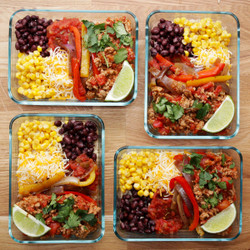 Weekday Meal-prep Turkey Taco Bowls Recipe By Tasty