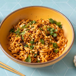 10-minute Chilled Noodles With Creamy Garlic Peanut Dressing