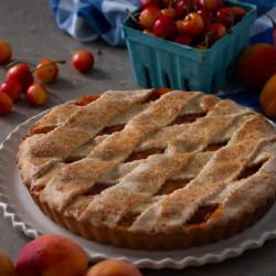 Apricot And Rainier Cherry Crostata