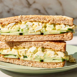 Cucumber–egg Salad Sandwich