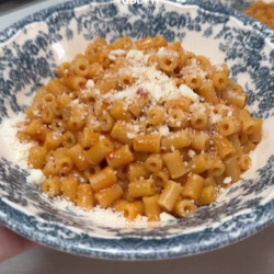 One Pot Brothy Tomato Butter Pasta