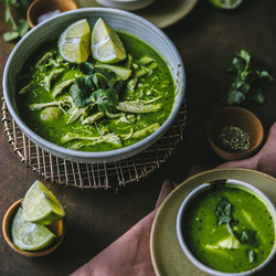 Cilantro Chicken Soup With Lime