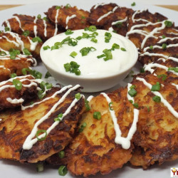 Apple &amp; Sauerkraut Latkes