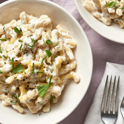 Recipe: Lemony Ricotta Pasta With Basil