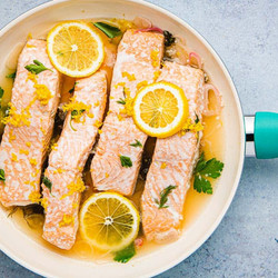 Poached Salmon