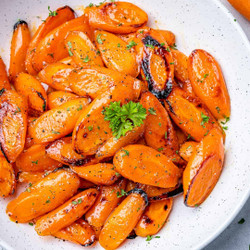 Roasted Honey Glazed Carrots