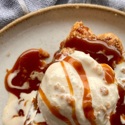 Caramel Pear Pie