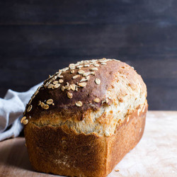Maple Oat Sourdough Sandwich Bread Recipe