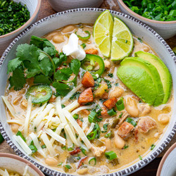 Cajun White Chicken Chili