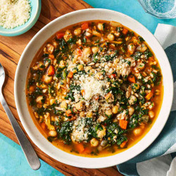 Hearty Chickpea &amp; Spinach Stew