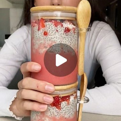 Strawberry Coconut Chia Pudding