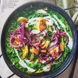 Indiase saag paneer