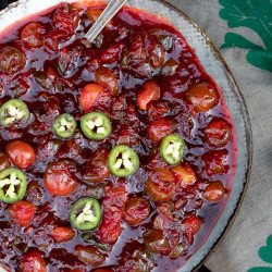 Sweet And Spicy Cranberry Chutney