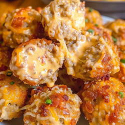 Rotel Cream Cheese Sausage Balls